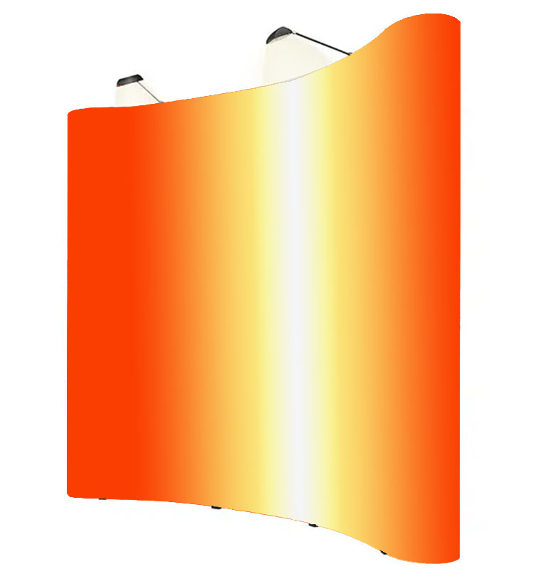 Custom Curvy Popup Trade Show Stand